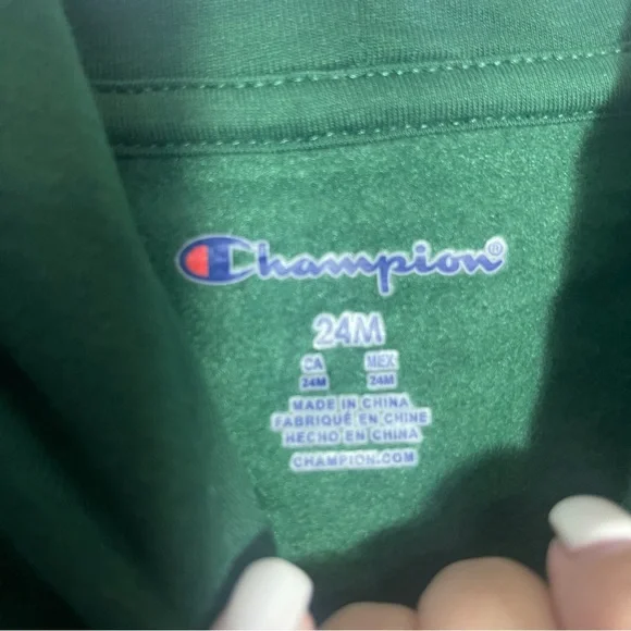 Champion Forest Green Kids Tracksuit - Picture 9 of 13